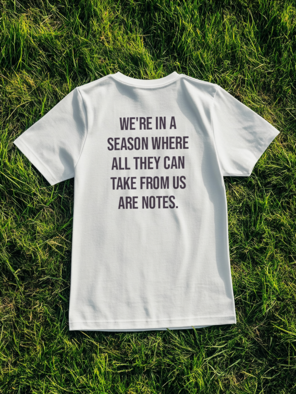 T-shirt One, back view